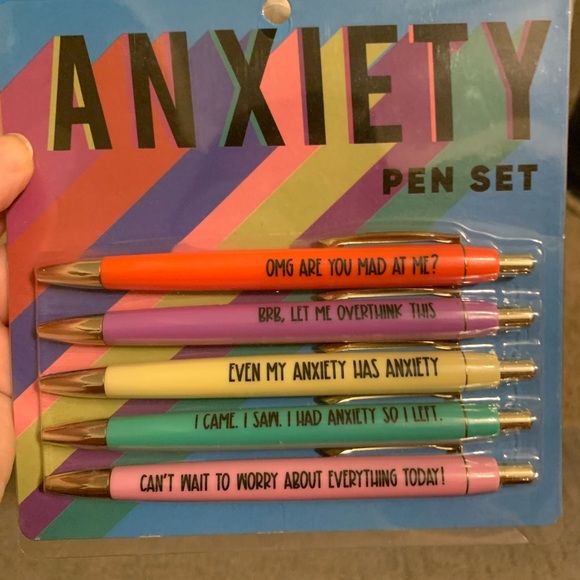 💙 Anxiety pen set - Picture 1 of 2